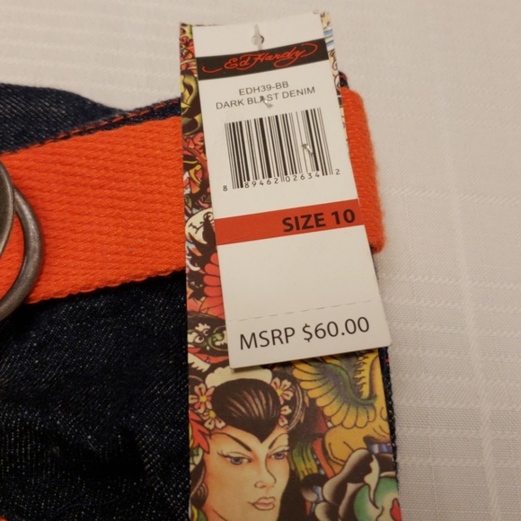 Ed Hardy Dark Blast Denim BoyJeans - Picture 3 of 7